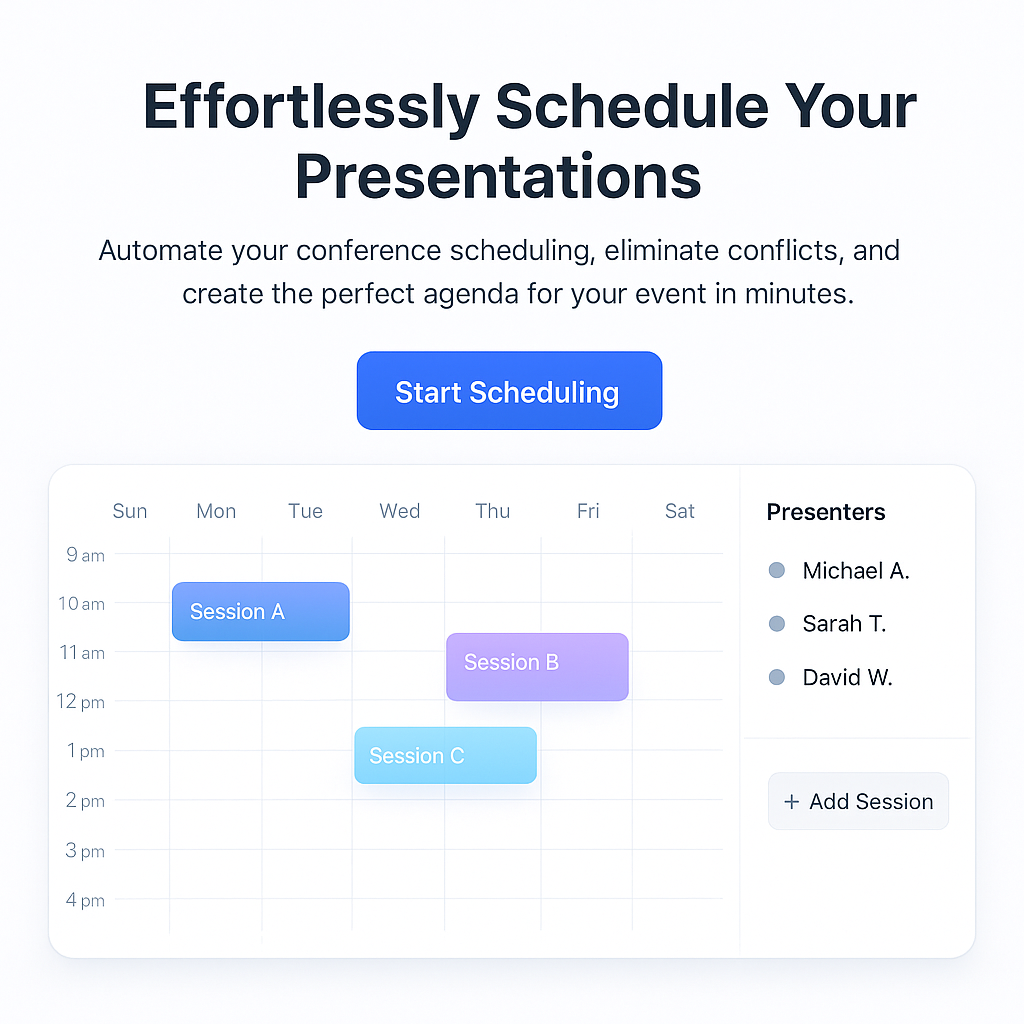 Scheduling Tool